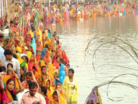 Future tense? Water pollution forces people celebrate 'indoor Chhath' 