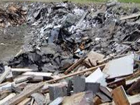 Illegal debris dumping on mangroves at shipyard plot?