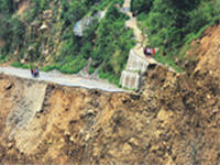 Rains, landslides obstruct traffic on highways in Uttarakhand