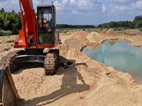 Sand mining destroysancient water channels