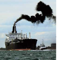 Ships contribute to warming 
