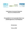 Pricing reforms for sustainable water use and management in the Philippines