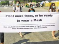 In heart of Delhi, walkathon raises green awareness