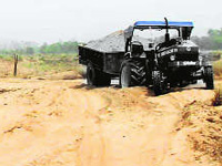 Illegal sand mining rampant in Godavari