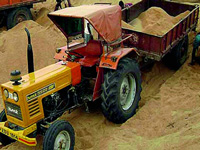 Illegal sand mining exposed in Visakhapatnam