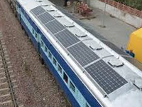 50 rail coaches lit up by solar panels being made in Jodhpur